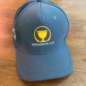 Lacoste Sport Presidents Cup Hat One Size Adjustable Navy Blue Dad Hat RK8183